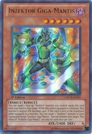 Inzektor Giga-Mantis | Order of Chaos | ORCS-EN021 | Ultra Rare | 1st