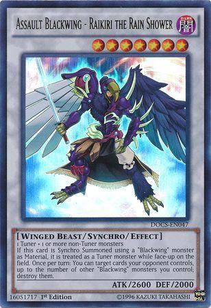 Assault Blackwing - Raikiri the Rain Shower | Dimension of Chaos | DOCS-EN047 | Ultra Rare | 1st