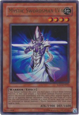 Mystic Swordsman LV4 | Soul of the Duelist | SOD-EN012 | Ultra Rare Ultimate Rare