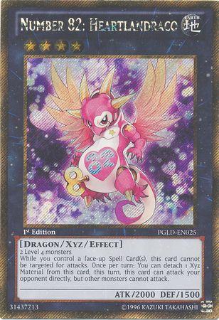 Number 82: Heartlandraco | Premium Gold | PGLD-EN025 | Gold Secret Rare | 1st