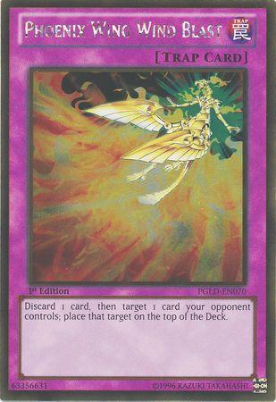 Phoenix Wing Wind Blast | Premium Gold | PGLD-EN070 | Gold Rare | 1st