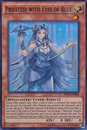 Priestess with Eyes of Blue | Shining Victories | SHVI-EN098 | Super Rare