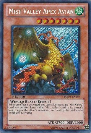 Mist Valley Apex Avian | Hidden Arsenal 2 | HA02-EN049 | Secret Rare | 1st