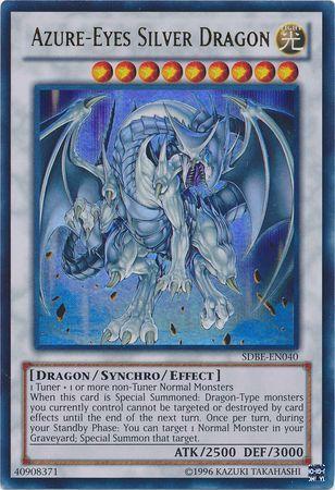 Azure-Eyes Silver Dragon | Saga of Blue-Eyes White Dragon Structure Deck | SDBE-EN040 | Ultra Rare