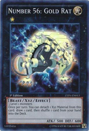 Number 56: Gold Rat | Zexal Collection Tin | ZTIN-EN013 | Super Rare | 1st