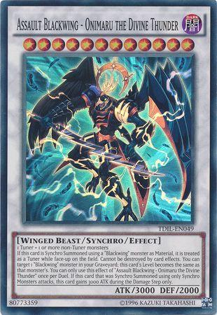Assault Blackwing - Onimaru the Divine Thunder | The Dark Illusion | TDIL-EN049 | Super Rare