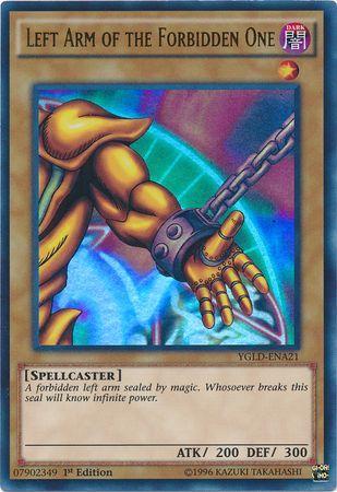 Left Arm of the Forbidden One | Yugi's Legendary Decks | YGLD-ENA21 | Ultra Rare | 1st