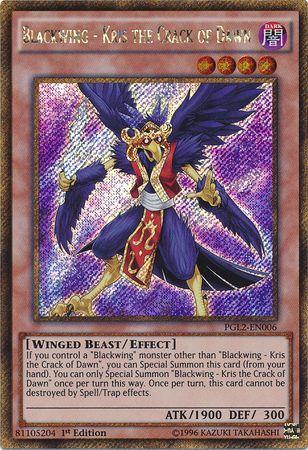 Blackwing - Kris the Crack of Dawn | Premium Gold: Return of the Bling | PGL2-EN006 | Gold Secret Rare | 1st