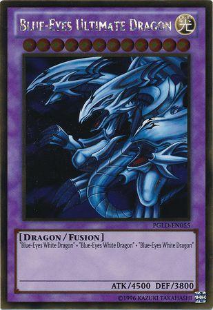 Blue-Eyes Ultimate Dragon | Premium Gold | PGLD-EN055 | Gold Rare