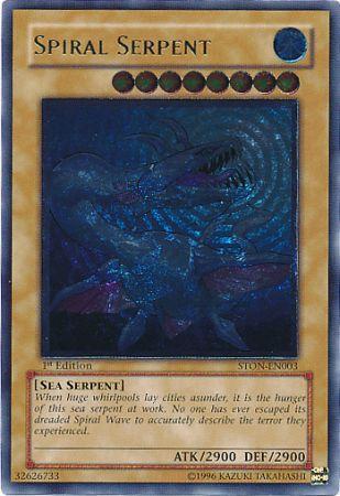Spiral Serpent | Strike of Neos | STON-EN003 | Ultimate Rare | 1st