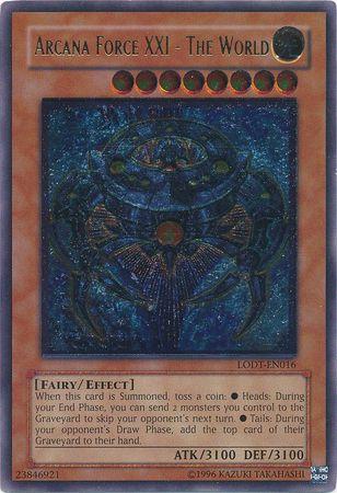 Arcana Force XXI - The World | Light of Destruction | LODT-EN016 | Ultimate Rare