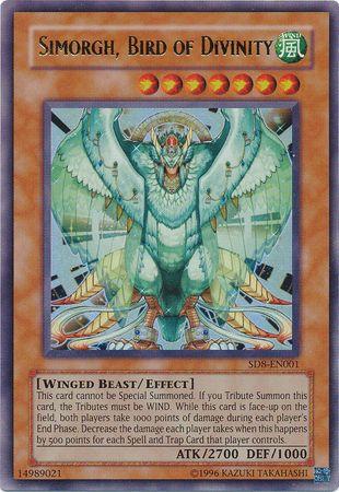 Simorgh, Bird of Divinity | Structure Deck: Lord of the Storm | SD8-EN001 | Ultra Rare