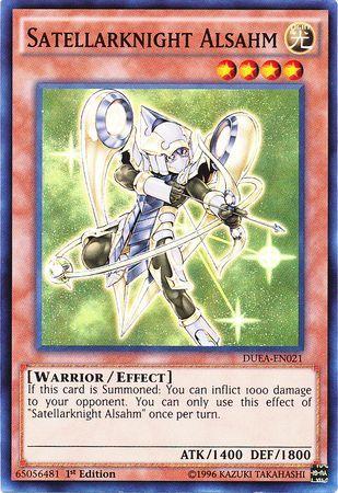 Satellarknight Alsahm | Duelist Alliance | DUEA-EN021 | Super Rare | 1st