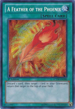 A Feather of the Phoenix | Legendary Collection 3: Yugi's World Mega Pack | LCYW-EN280 | Secret Rare | 1st
