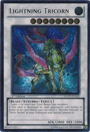 Lightning Tricorn | Duelist Revolution | DREV-EN042 | Ultimate Rare | 1st