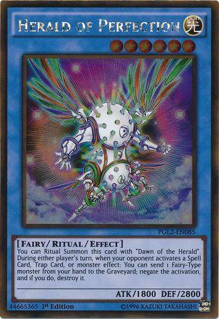 Herald of Perfection | Premium Gold: Return of the Bling | PGL2-EN085 | Gold Rare | 1st