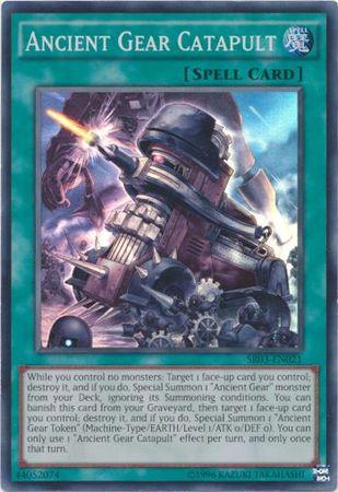 Ancient Gear Catapult | Machine Reactor Structure Deck | SR03-EN021 | Super Rare