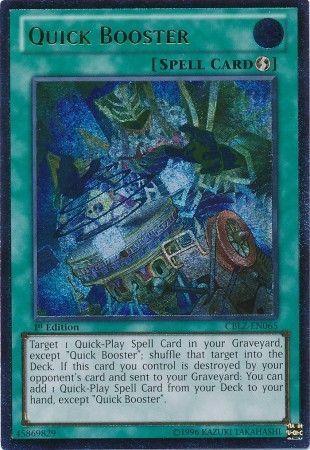 Quick Booster | Cosmo Blazer | CBLZ-EN065 | Ultimate Rare | 1st