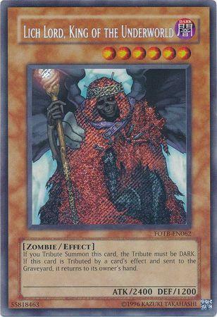 Lich Lord, King of the Underworld | Force of the Breaker | FOTB-EN062 | Secret Rare