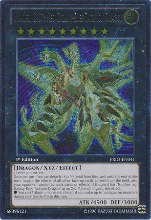 Number C107: Neo Galaxy-Eyes Tachyon Dragon | Primal Origin | PRIO-EN041 | Ultimate Rare | 1st