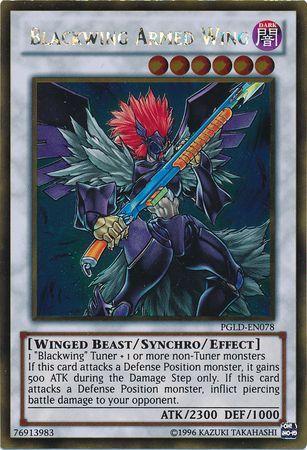 Blackwing Armed Wing | Premium Gold | PGLD-EN078 | Gold Rare