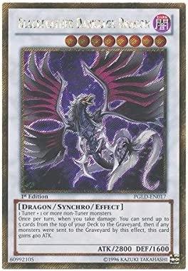 Blackfeather Darkrage Dragon | Premium Gold | PGLD-EN017 | Gold Secret Rare | 1st