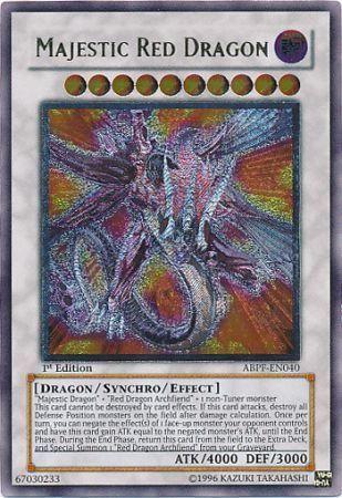 Majestic Red Dragon | Absolute Powerforce | ABPF-EN040 | Ultimate Rare | 1st