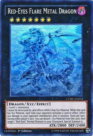 Red-Eyes Flare Metal Dragon | Clash of Rebellions | CORE-EN054 | none | 1st