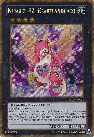 Number 82: Heartlandraco | Premium Gold | PGLD-EN025 | Gold Secret Rare