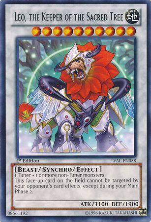 Leo, the Keeper of the Sacred Tree | Legacy of the Valiant | LVAL-EN058 | Rare | 1st