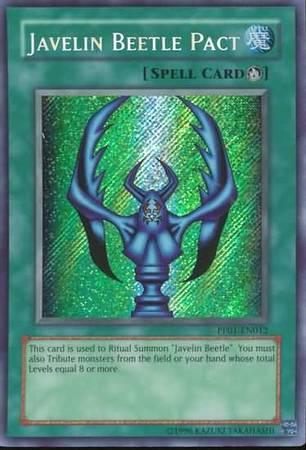 Javelin Beetle Pact | Premium Pack (TCG) | PP01-EN012 | Secret Rare