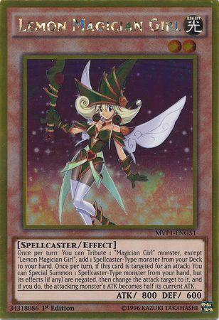 Lemon Magician Girl | Yu-Gi-Oh! The Dark Side of Dimensions Movie Pack | MVP1-ENG51 | Gold Rare | 1st