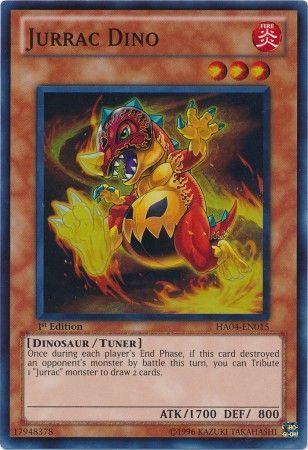 Jurrac Dino | Hidden Arsenal 4: Trishula's Triumph | HA04-EN015 | Super Rare | 1st