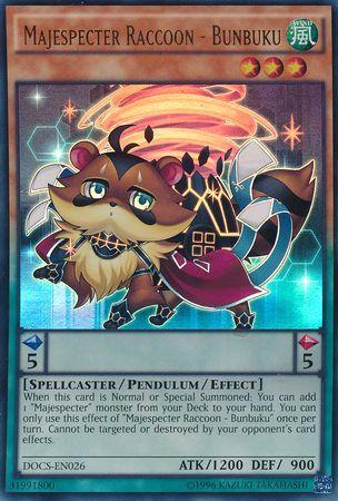 Majespecter Raccoon - Bunbuku | Dimension of Chaos | DOCS-EN026 | Ultra Rare