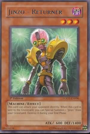 Jinzo - Returner | Light of Destruction | LODT-EN006 | Rare | 1st