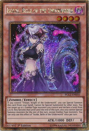 Isolde, Belle of the Underworld | Premium Gold: Return of the Bling | PGL2-EN010 | Gold Secret Rare | 1st