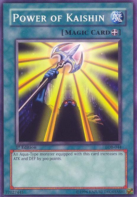 Power of Kaishin | Legend of Blue Eyes White Dragon | LOB-044 | Short Print | 1st