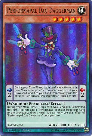 Performapal Dag Daggerman | Raging Tempest | RATE-EN003 | Ultra Rare | 1st