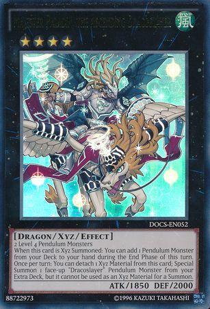 Majester Paladin, the Ascending Dracoslayer | Dimension of Chaos | DOCS-EN052 | Ultimate Rare