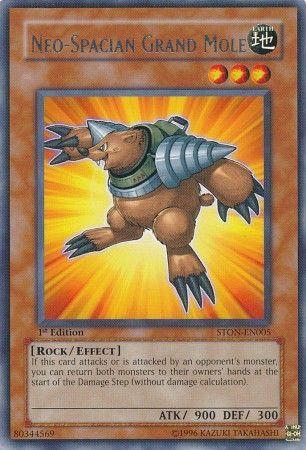 Neo-Spacian Grand Mole | Strike of Neos | STON-EN005 | Rare | 1st