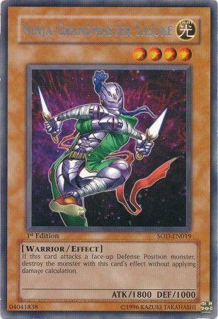 Ninja Grandmaster Sasuke | Soul of the Duelist | SOD-EN019 | Rare | 1st