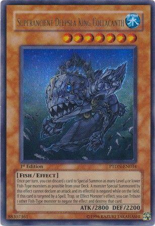 Superancient Deepsea King Coelacanth | Phantom Darkness | PTDN-EN034 | Ultra Rare | 1st