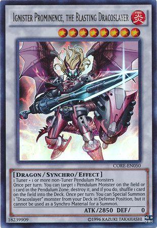 Ignister Prominence, the Blasting Dracoslayer | Clash of Rebellions | CORE-EN050 | Ultra Rare