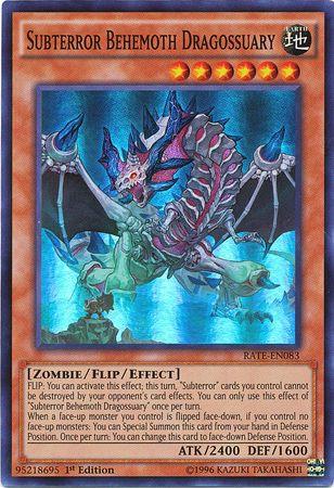 Subterror Behemoth Dragossuary | Raging Tempest | RATE-EN083 | Super Rare | 1st