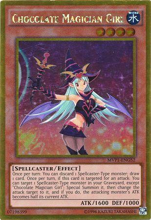 Chocolate Magician Girl | Yu-Gi-Oh! The Dark Side of Dimensions Movie Pack | MVP1-ENG52 | Gold Rare