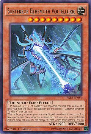 Subterror Behemoth Voltelluric | Raging Tempest | RATE-EN084 | Rare | 1st