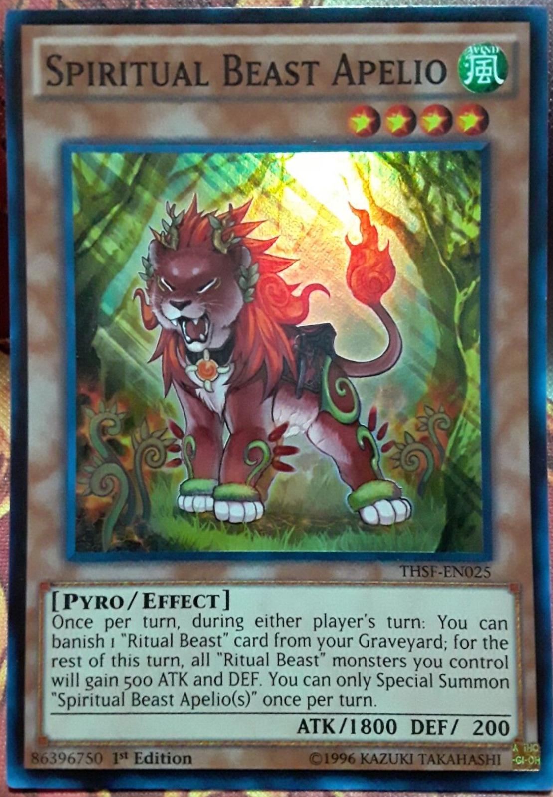 Spiritual Beast Apelio | The Secret Forces | THSF-EN025 | none | 1st