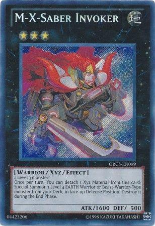 M-X-Saber Invoker | Order of Chaos | ORCS-EN099 | Secret Rare
