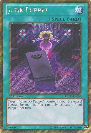 Junk Puppet | Premium Gold | PGLD-EN007 | Gold Secret Rare | 1st