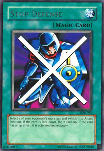 Stop Defense | Legend of Blue Eyes White Dragon | LOB-095 | Rare
